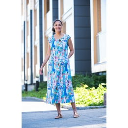 Overview second image: Aino Jurk Capri Jade Blauw