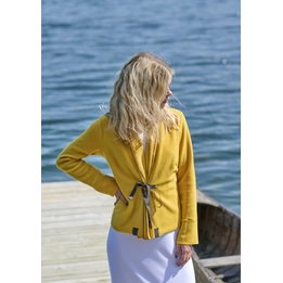 Overview second image: Henriette Steffensen Cardigan mix Safraan/Safraan