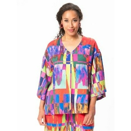 Overview image: Aino Blouse Amina Monte Multi