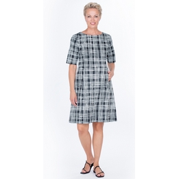 Overview image: Ritva Falla Jurk Paatsama Black print